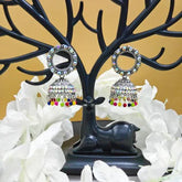 Multicolor Oxidised jhumke 02 - Craft Farm