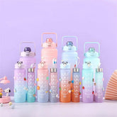 3 Water Bottle with Motivational Time Marker - Craft Farm