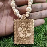 Tulsi mala Hanuman Ji Beads Wood Chain Set