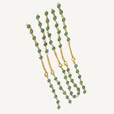 Bracelet Chain With Beads - 2 Pcs