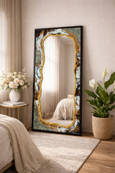Stunning Resin Geode Mirror (2x4ft) - Craft Farm