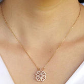 Gold-Plated Stone-Studded Short Necklace