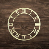 Round Acrylic Roman Number