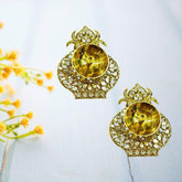 Brass Akhand Diya With Mirror (Kalash) - 2 PCS - Craft Farm