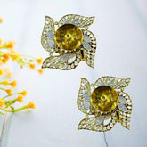 Brass Akhand Diya With Mirror (Swastik) - 2 PCS - Craft Farm