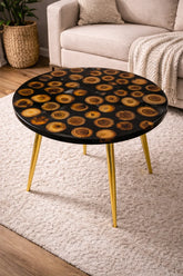 Wood Slice Round Coffee Table - 24 Inch - Craft Farm