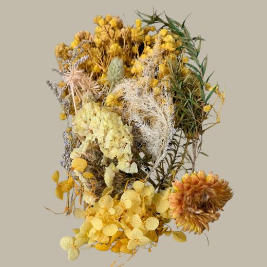Dry Flower Box-Yellow
