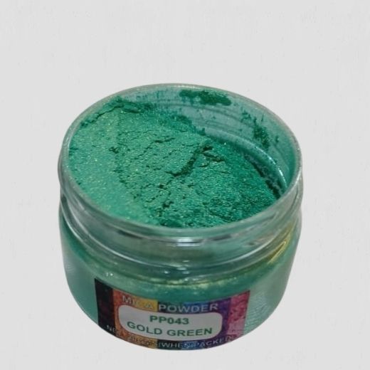 Gold Green Mica Powder (20gms)