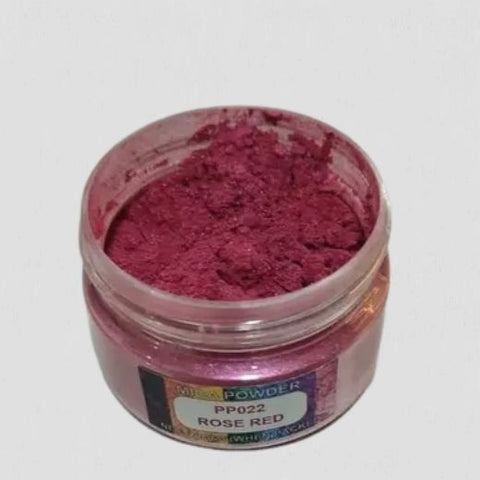 Rose Red Colour Mica Powder (20gms)