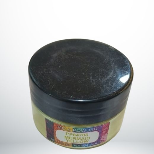 Mermaid Yellow Colour Mica Powder (20gms)