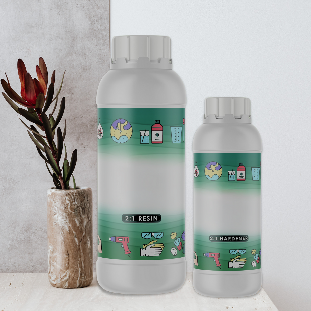 2:1 Resin & Hardner