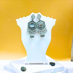 Oxidised Earring 01