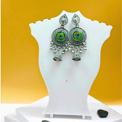 Oxidised Earring  Morpankh 04