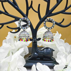 Multicolor Oxidised  jhumke 02
