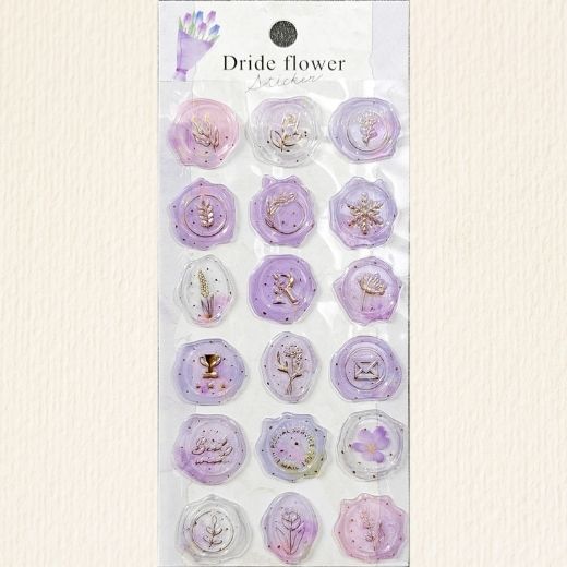 Wax Stamp Sticker-Lavender