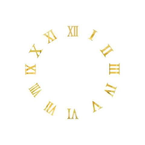 1' Acrylic Roman Number Cutout