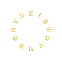 1' Acrylic Roman Number Cutout