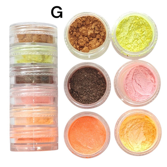 Mica Powder Set of 6 Colours