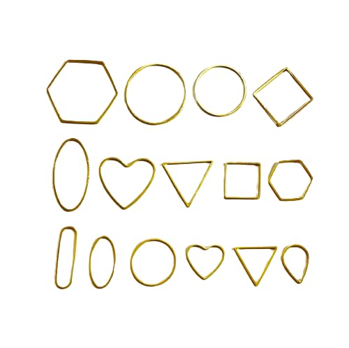 Open Frame Gold - 15 Pcs
