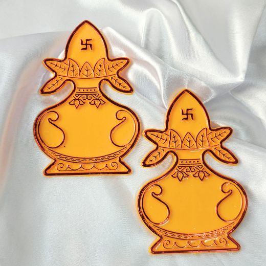 Acrylic Kalash Cutout Yellow - 2 pcs