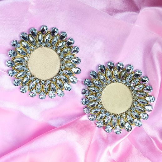 T-Light Holder Patch White - 2 pcs