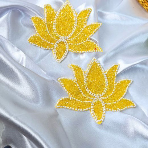 Lotus Patch Light Yellow - 2 PCS