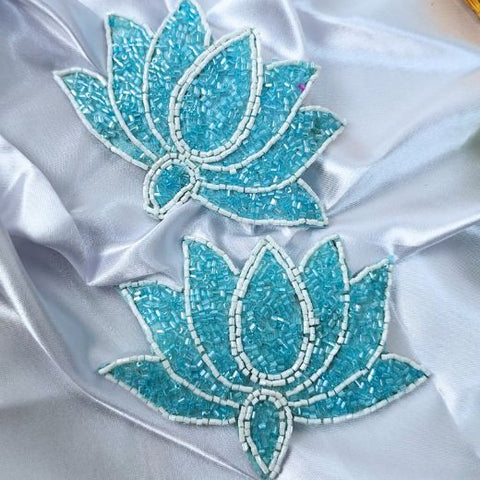 Lotus Patch Light Blue - 2 PCS