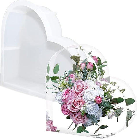 Heart Deep Cast Mould for resin art