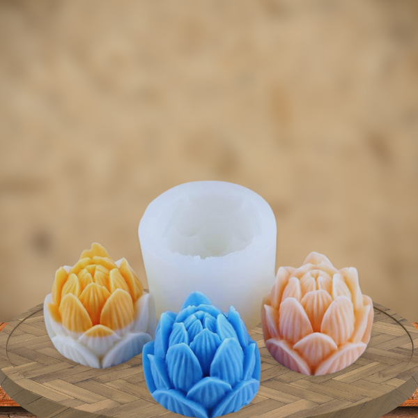 Lotus  candle mould for candle making