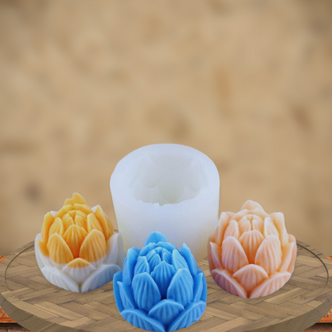 Lotus  candle mould for candle making