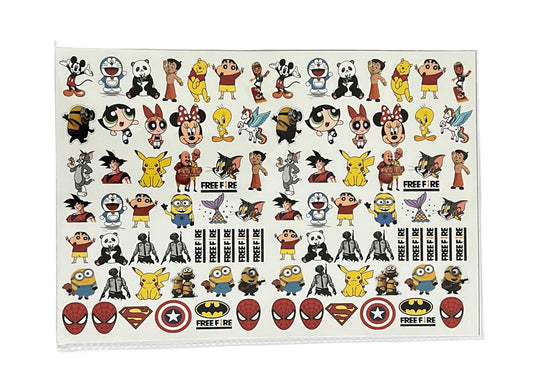 Coulourful Cartoon Sticker