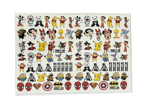 Coulourful Cartoon Sticker