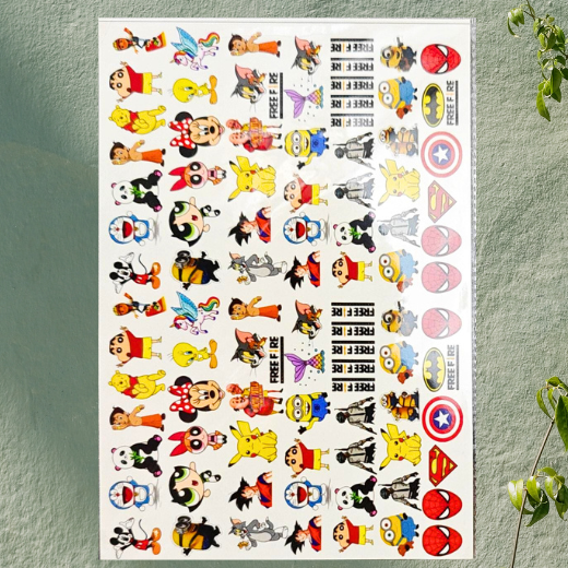 Coulourful Cartoon Sticker