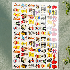 Coulourful Cartoon Sticker