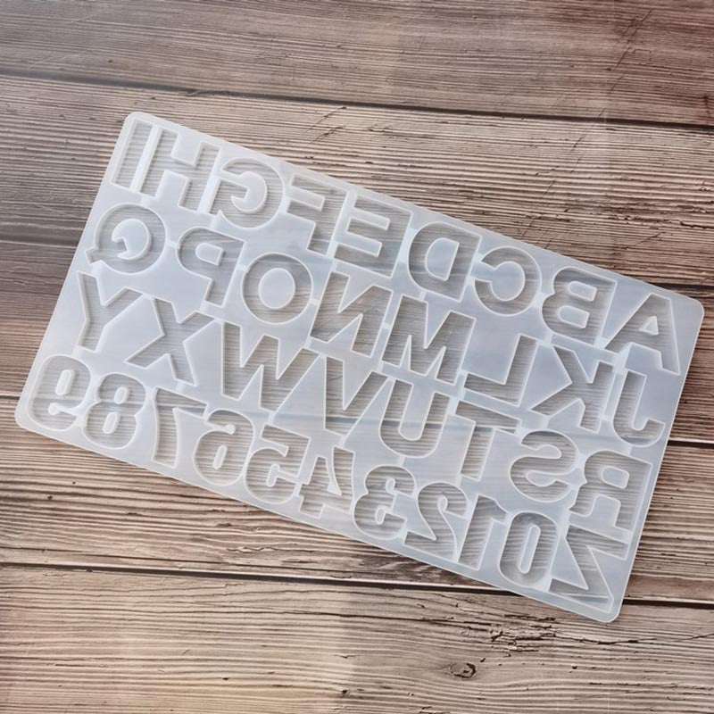 Alphabet Mould with Numbers