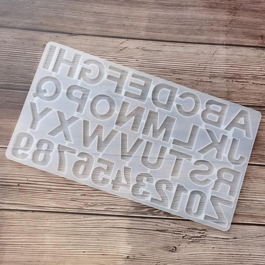 Alphabet Mould with Numbers