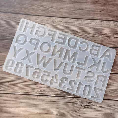 Alphabet Mould with Numbers