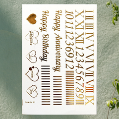 Number Sticker