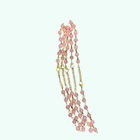 Bracelet Chain With Beads - 2 Pcs