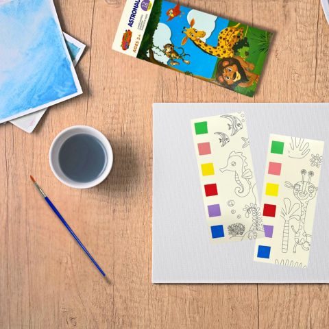 Painting Book With Brush