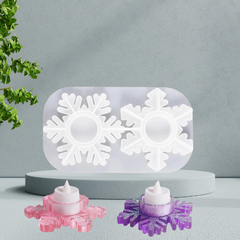 Snow fleacks candle Moulds