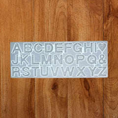 Alphabet Mould with Hole