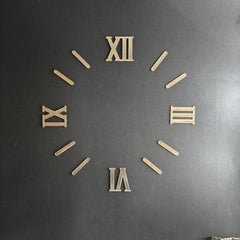 1' Acrylic Roman Number Cutout Number With Sticks