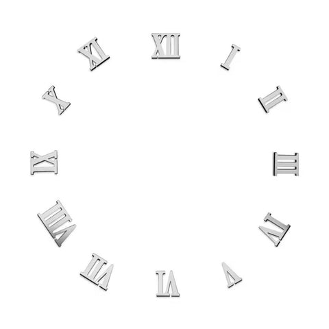 1' Acrylic Roman Number Cutout