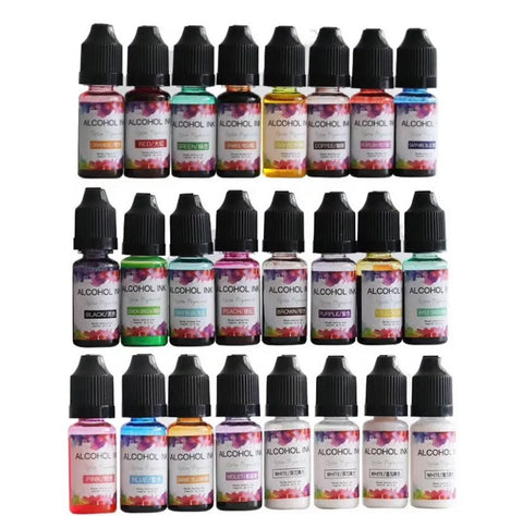 Alcohol Colour Ink Set- 12 Pieces